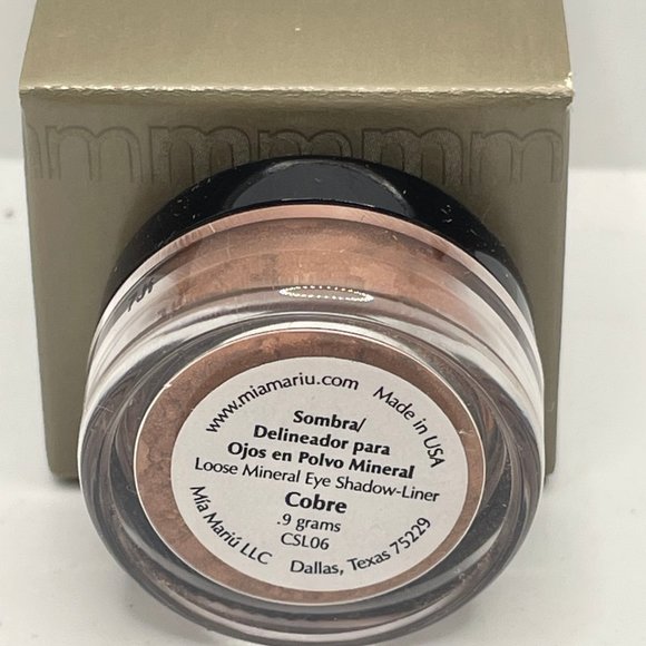 Mia Mariu Mineral Loose powder Eye Shadow-Liner Cobre - Picture 2 of 5